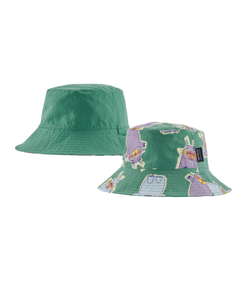 Baby Sun Bucket Hat – Marching Around / Heartleaf Green