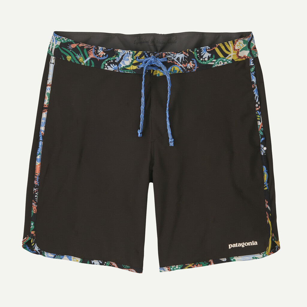 M’s Hydropeak Side Shore 18in. Boardshorts – Undersea / Black