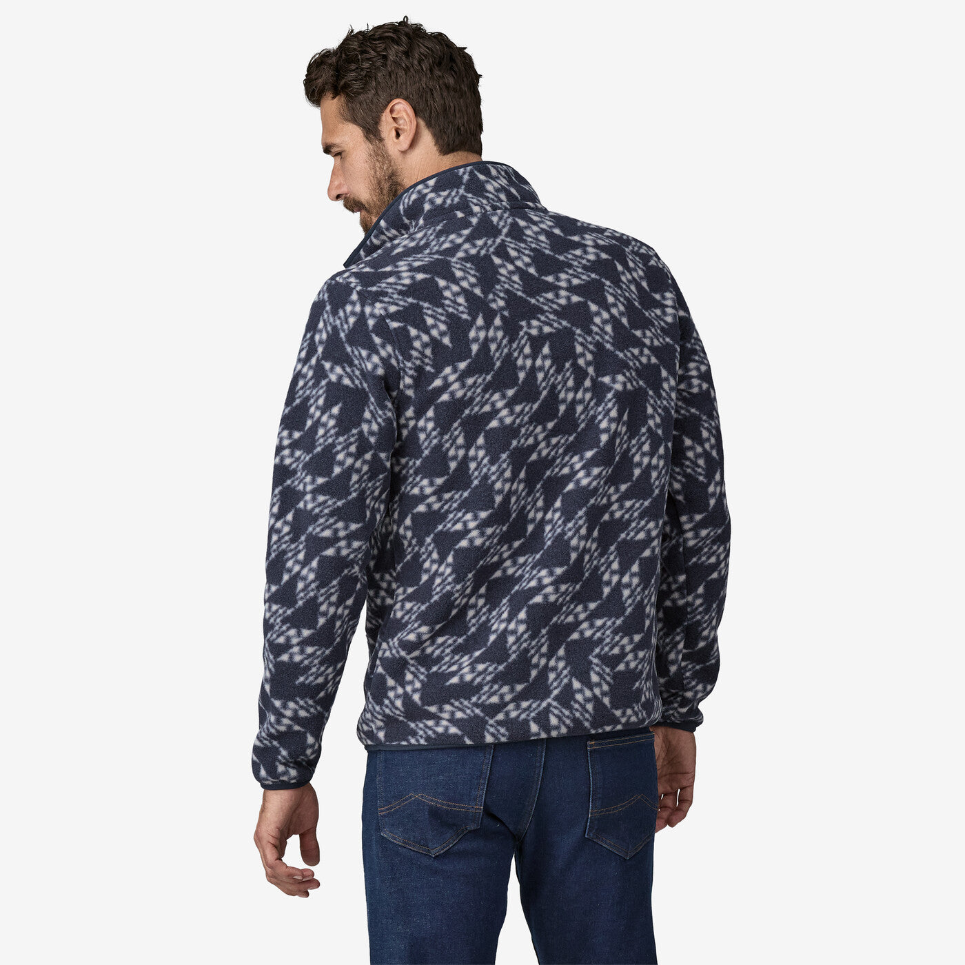 Men’s Lightweight Synchilla Snap-T Fleece Pullover – Synched Flight: New Navy
